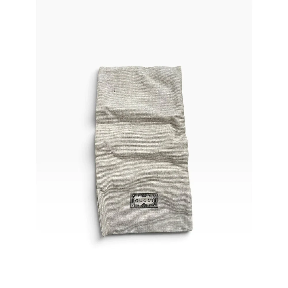 Authentic GUCCI Green Embossed Box, Dust Bag & Care Cards Set